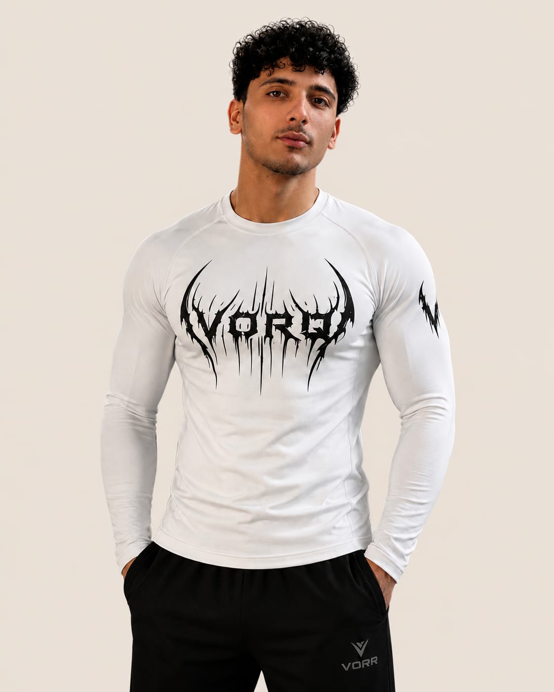 VORQ Pro Compression Long Sleeve Shirt – Men's Athletic Base Layer
